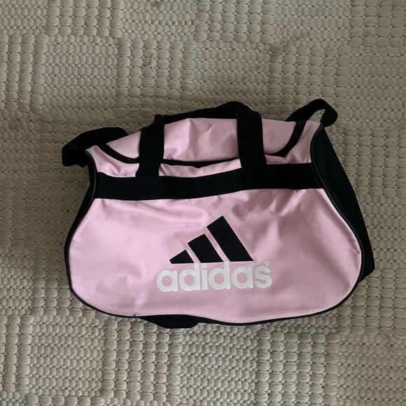adidas Handbags - Adidas Pink and Black Duffel Bag